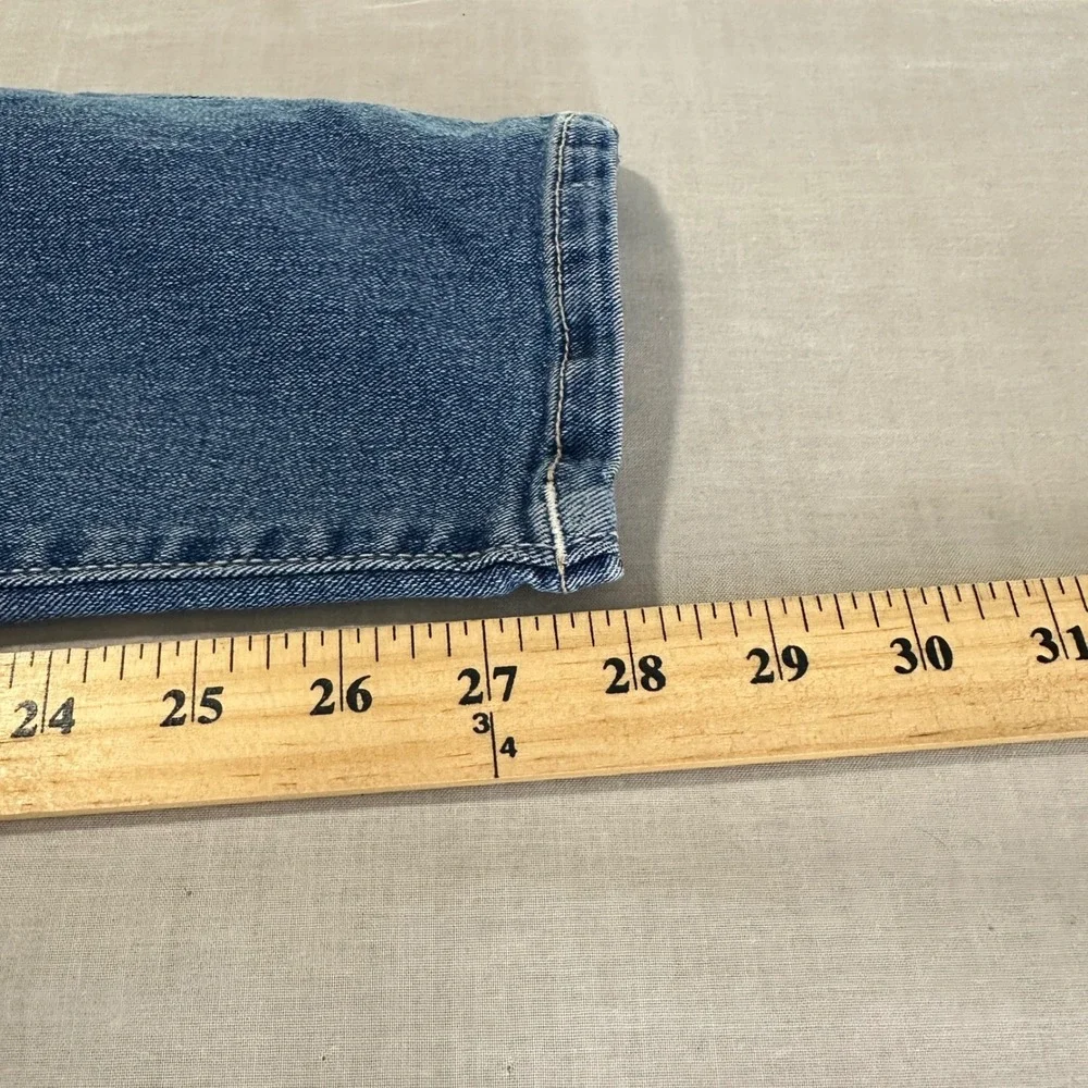 True Religion Women's 32 Jennie Curvy Super Skinny Blue Mid Rise Jeans y2k
